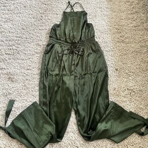 Olive green jumpsuit